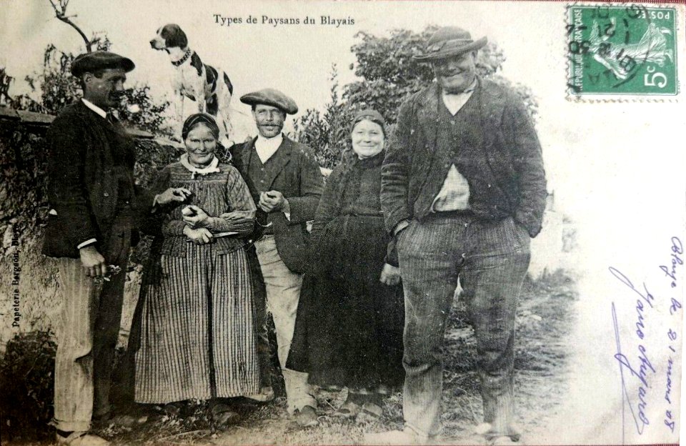Blaye - Types de paysans