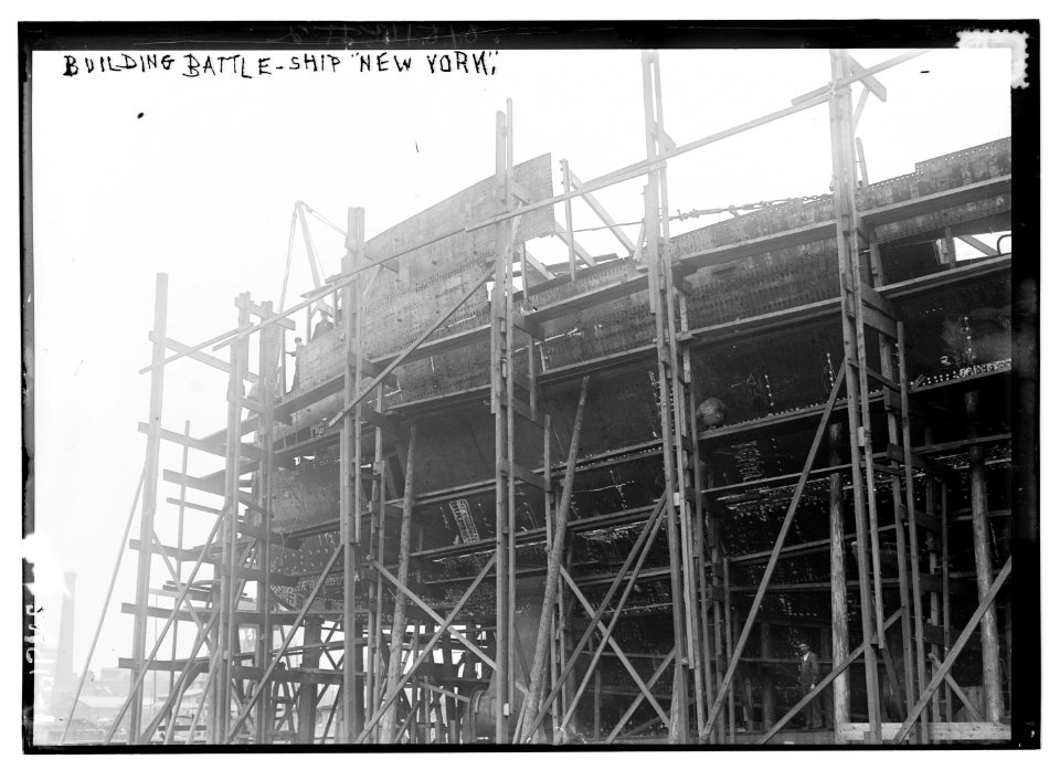 Bldg. Battle-ship NEW YORK LCCN2014691375