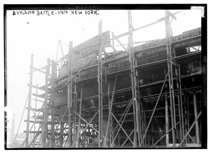 Bldg. Battle-ship NEW YORK LCCN2014691375