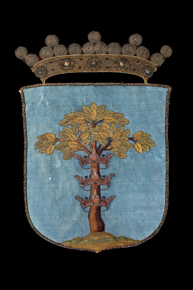 Blekinge vapen med ek, 1660 - Livrustkammaren - 108740