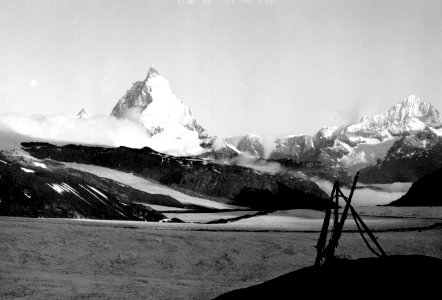 Blick auf das Matterhorn (Ostflanke) - CH-BAR - 3238940