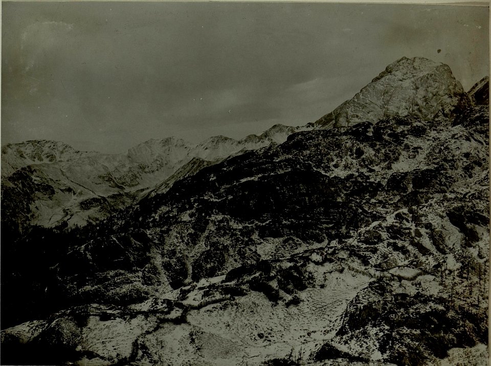 Blick auf die Stellungen am Kameelrücken und kl.Pal (BildID 15481975)