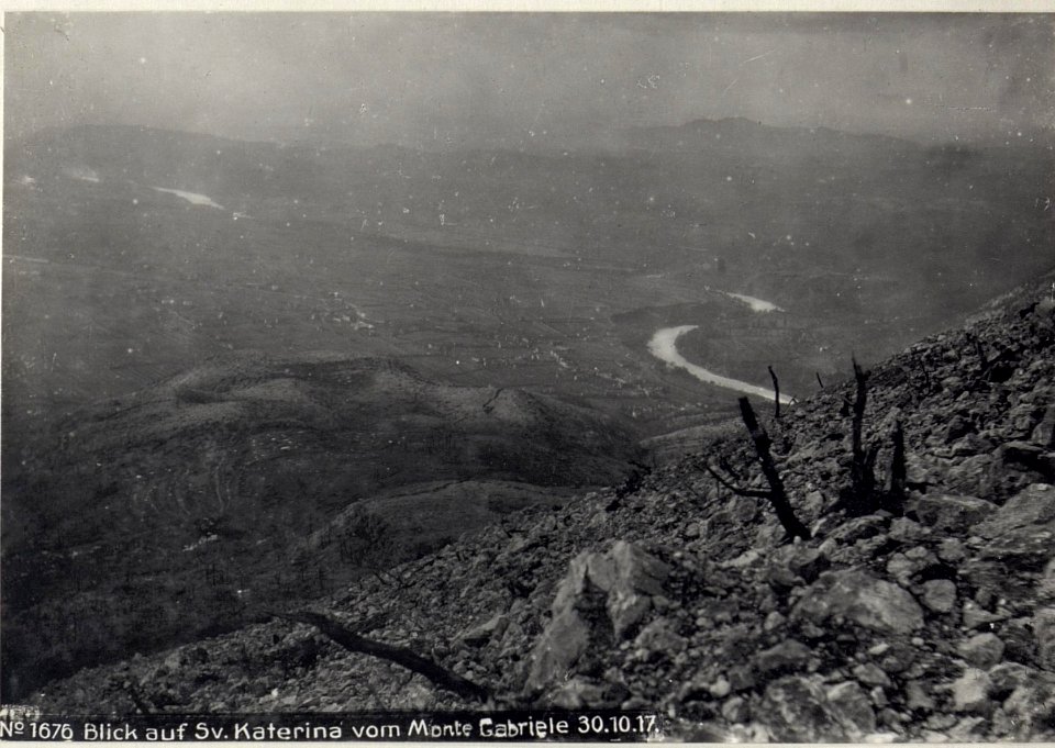 Blick auf Sv.Katerina vom Monte Gabriele 30.10.17. (BildID 15608159)
