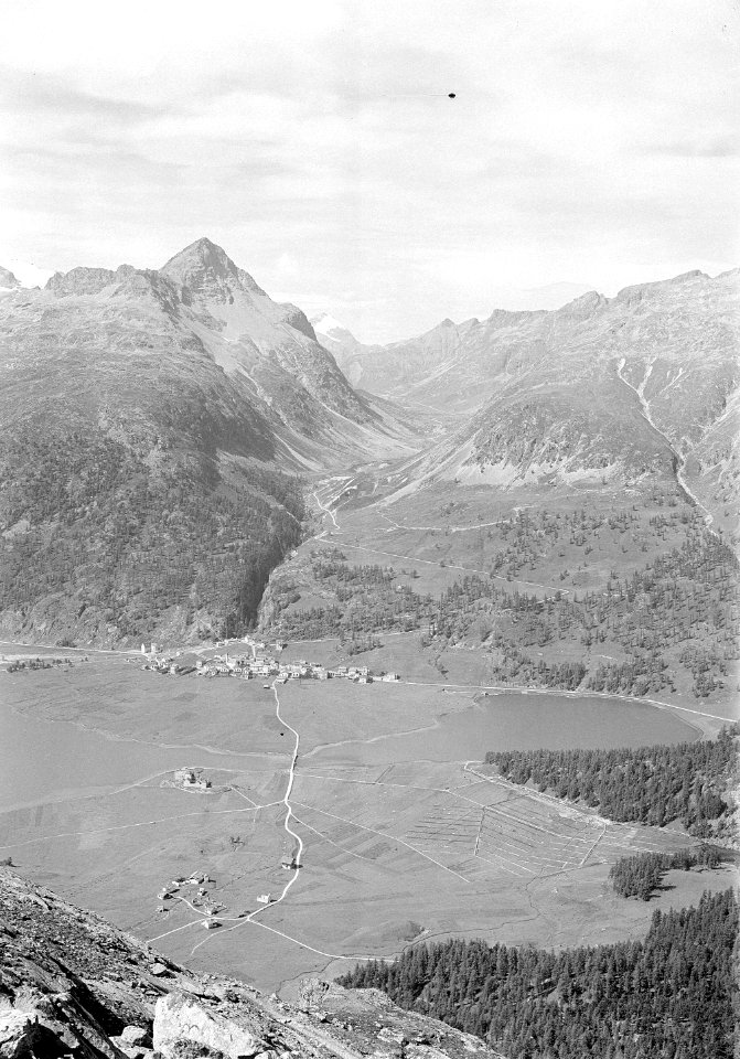 Blick auf Silvaplana und den Julierpass - CH-BAR - 3241562