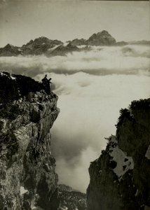 Blick durch die Scharte am Gisnitz nach Süden gegen Bramkofl. (BildID 15466419)