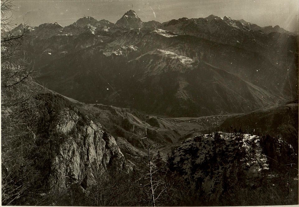 Blick in das Fellatal (Pontafel - Pontebba) Standpunkt, Lärchriegel. (BildID 15467042)
