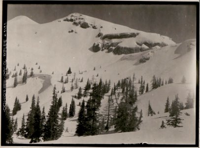 Blick gegen die Abhänge der Schulter des Hochwipfel und den Stellungen auf der Straninger Alpe, Stpkt., am Lanzenboden (BildID 15731247)