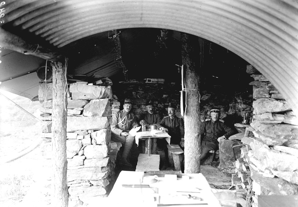 Blick in das Zelt des Regimentskommandos - CH-BAR - 3239855