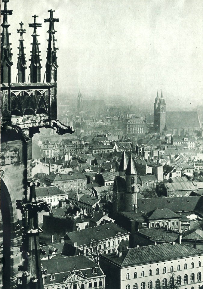 Blick vom Dom auf Magdeburg