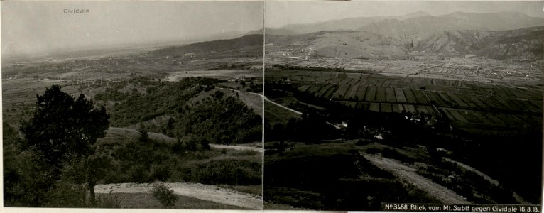Blick vom Monte Subit gegen Cividale (BildID 15623460)