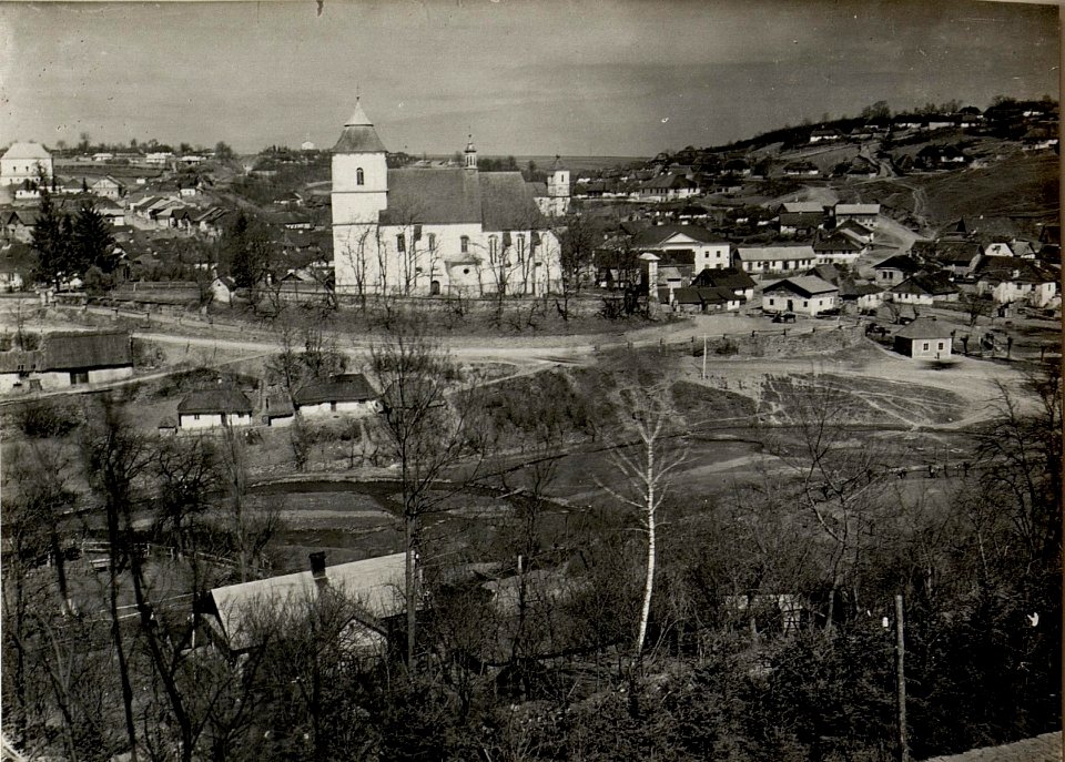 Blick vom Kloster auf JAZLOWIEC. Aufgenommen am 9.IV.1916.15.ITD. (BildID 15536870)