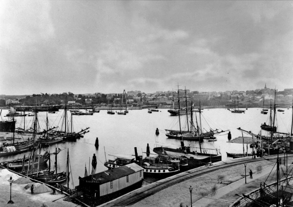 Blick vom Pfaffentor auf die Bollhörn (Kiel 44.720)