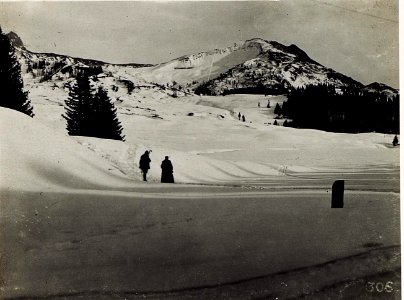 Blick vom Weg Incisa - Contrin auf Col di Lana, 23.1.1916. (BildID 15582618)