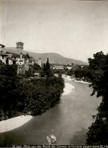 Blick von der Ponte del Diavolo in Cividale gegen Nord 22.7.18. (BildID 15620857)