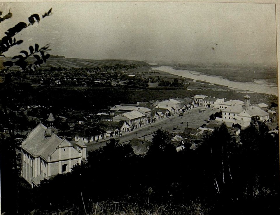 Blick von der Ruine auf Halicz. (BildID 15523030)