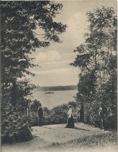 Blick von Mürwik auf die Flensburger Förde um 1900 02