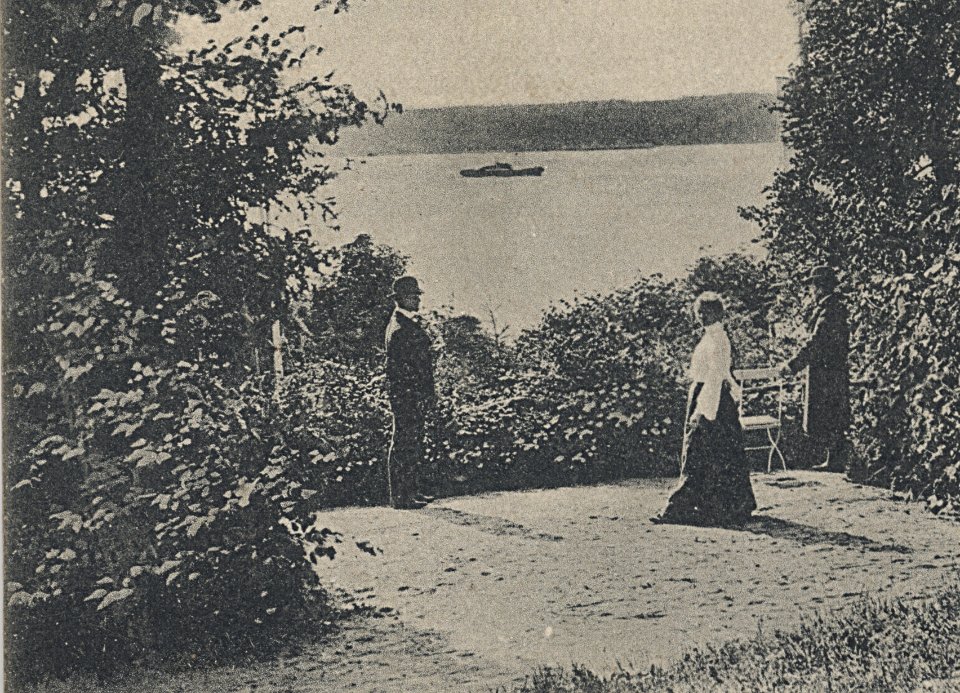 Blick von Mürwik auf die Flensburger Förde um 1900 06