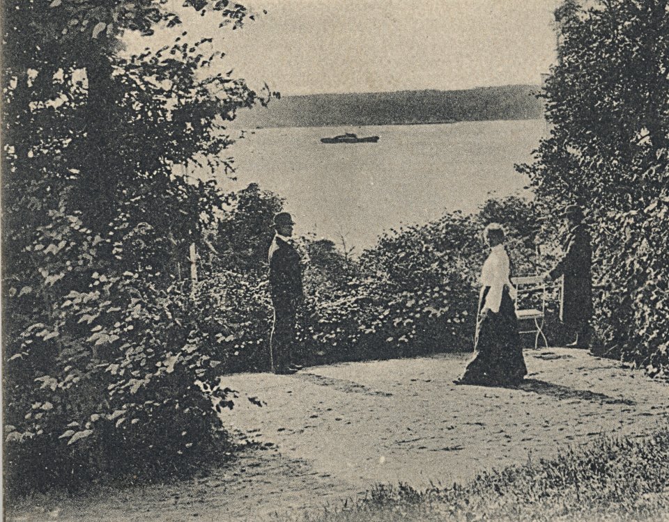 Blick von Mürwik auf die Flensburger Förde um 1900 05