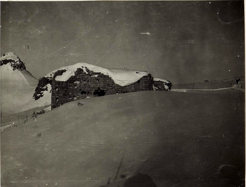 Blick von Sasso di Stria auf Sperre Tre Sassi. (BildID 15576922)