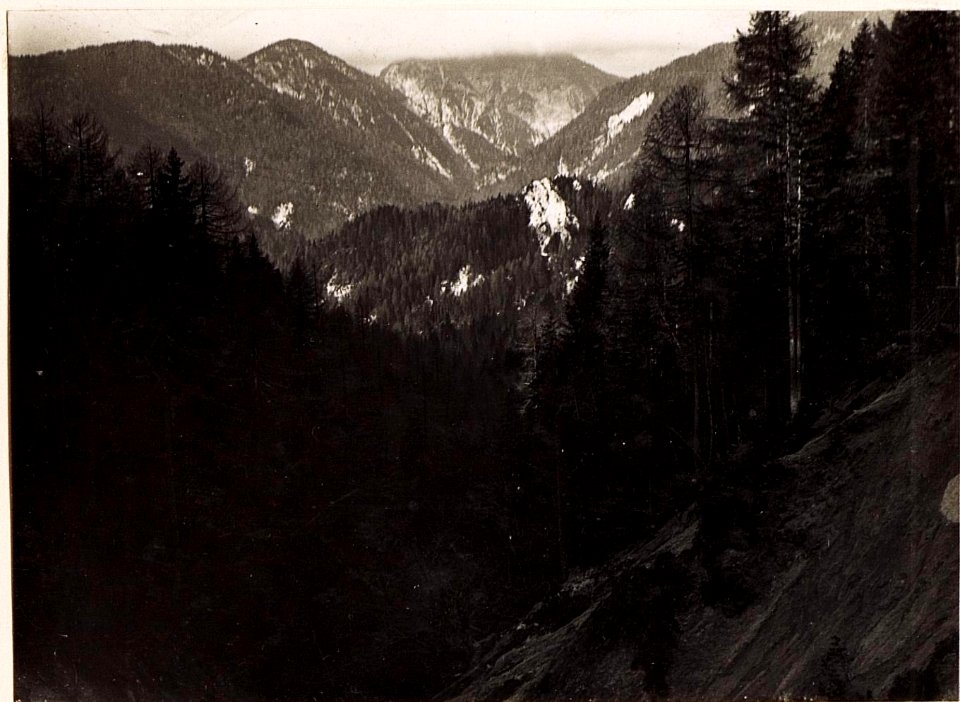 Blick von Ravna gegen Tschurtschele und Poludnik (BildID 15496108)
