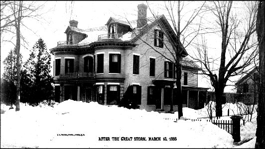 Blizzard of March 1888 - Residence of George H. Richards (2575383851) photo