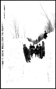 Blizzard of March 1888 - Deep cut in Hardscrabble Road (2575383925) photo
