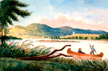 Block House at the Meeting of the Madawaska and St. Johns Rivers