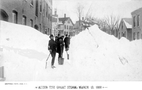 Blizzard of March 1888 - The Mammoth Drift, near Cemetery (2576211546) photo