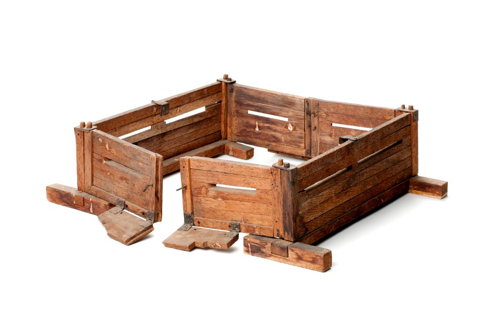 Blockhusmodell gjord före 1710 - Skoklosters slott - 97147