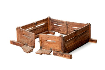 Blockhusmodell gjord före 1710 - Skoklosters slott - 97147