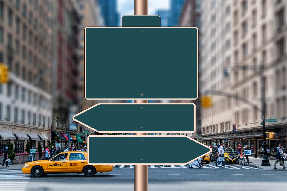 Directory direction arrows