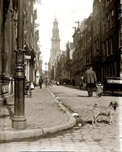 Bloemstraat met Westertoren. Jacob Olie