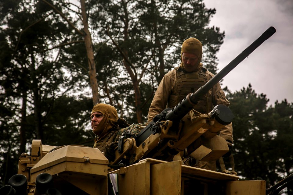 BLT 2 6 commander, sergeant major visit Marines at Ustka, Poland (27923849937)