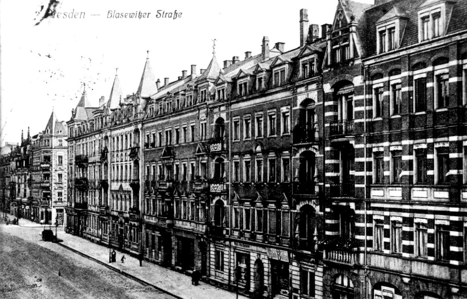 Bloque de casas blasewitzer bella época dresde