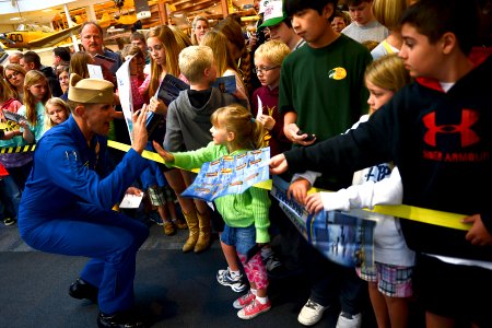 Blue Angels pilots meet fans. (8619240289)