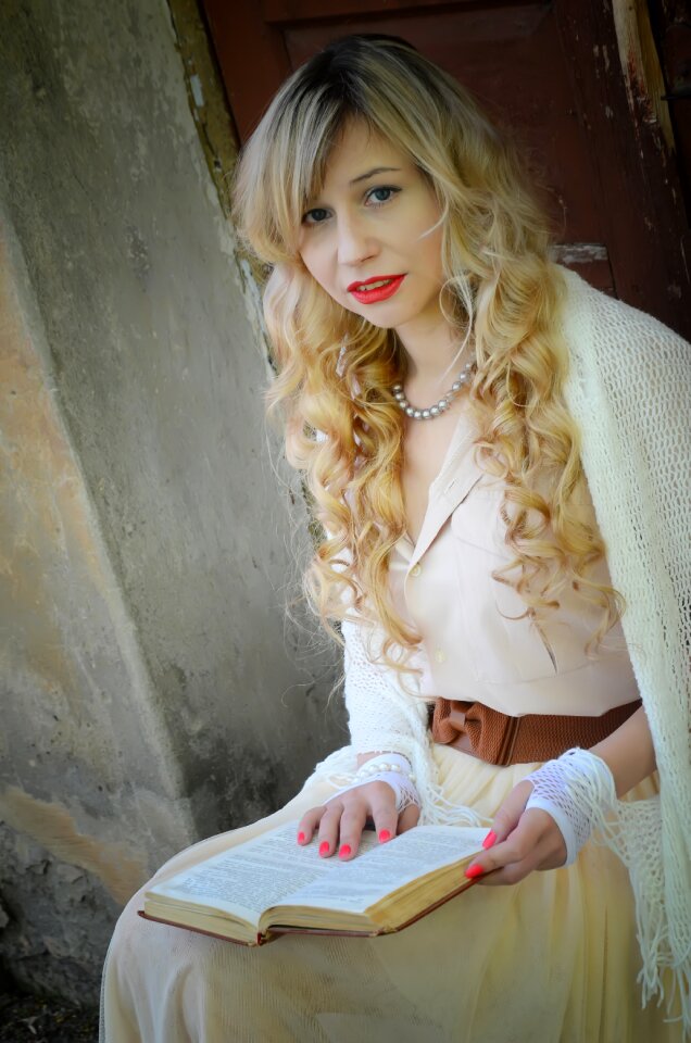 Old woman girl