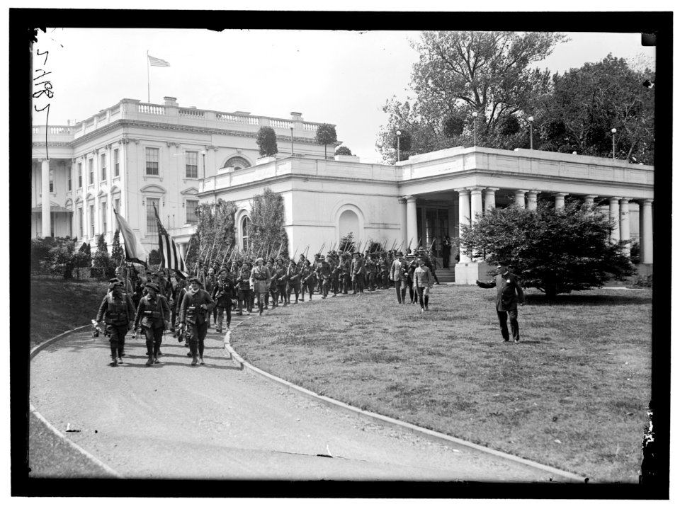 BLUE DEVILS (CHASSEURS ALPINE) AT WHITE HOUSE LCCN2016869190