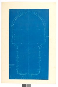 Blueprint av gården, Hallwylska palatset - Hallwylska museet - 101038