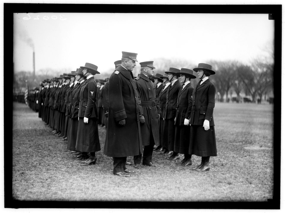 BLUE, VICTOR. REAR ADMIRAL, U.S.N.; CHIEF BUR. NAV. REVIEWING YEOMEN (F) LCCN2016869728