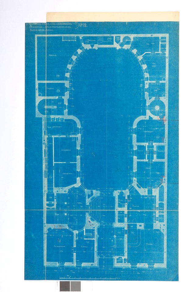 Blueprint Hallwylska palatset - Hallwylska museet - 101044