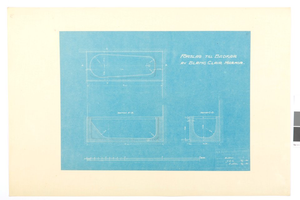 Blueprint - Hallwylska museet - 101011