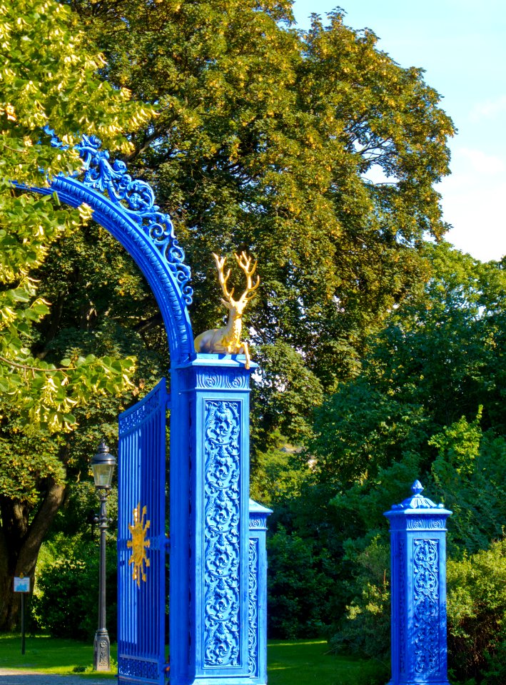 Blå porten på Djurgården