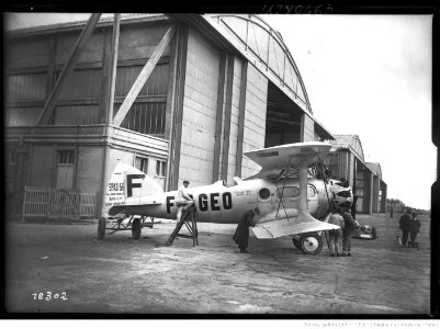 Blériot-SPAD S.56 F-AGEO CFRNA Maurice Noguès Paris-Tehran right side