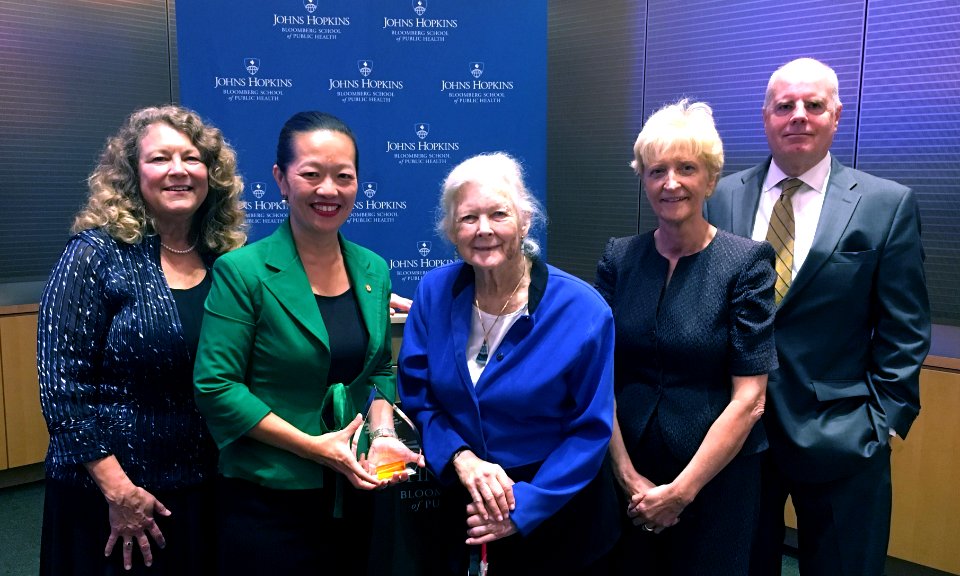 Board Member Dinh-Zarr presented with the Community Hero Award (37242218970)