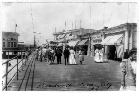 Boardwalk, Ocean City, N.J. LCCN91787569 photo
