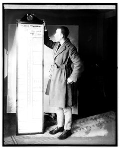 Bob Marrion & thermometer LCCN2016823645