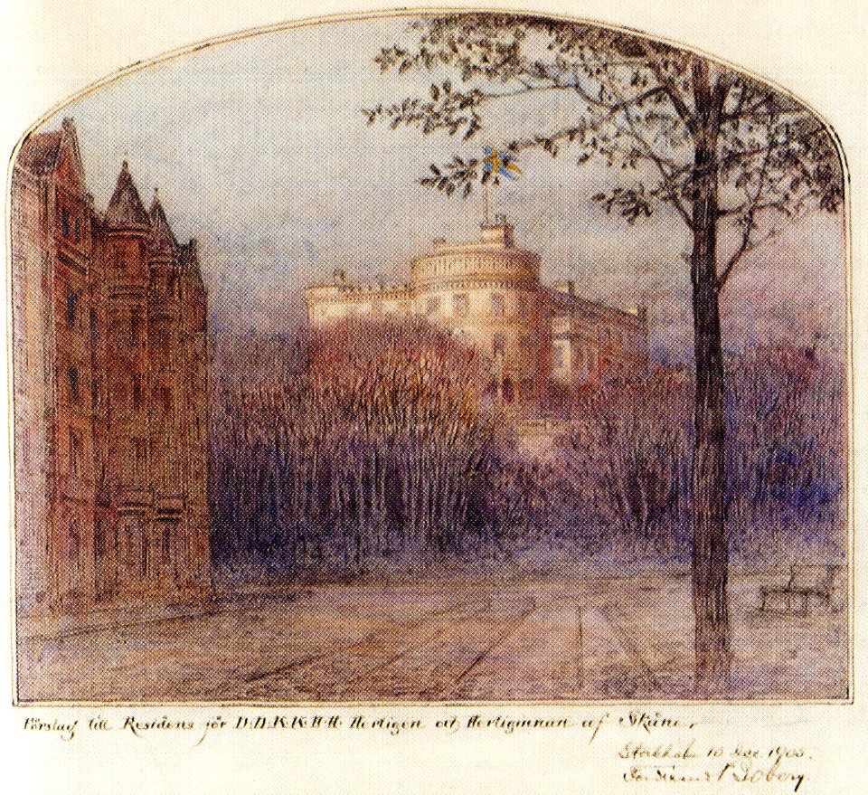 Boberg, Palats för Prins Gustaf Adolf 1905