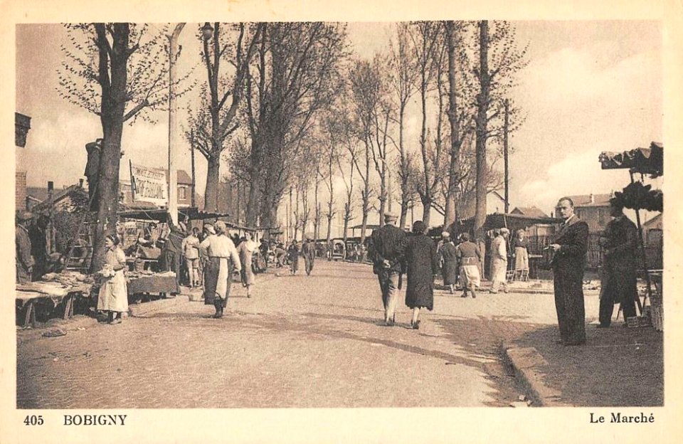 Bobigny.Le marché