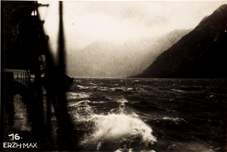 Bocce di Cattaro, Blick vom Schiff DALMAT gegen Cattaro. (BildID 15570388)