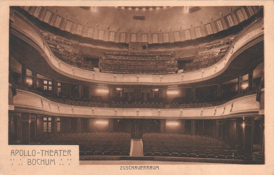 Bochum Apollo-Theater Zuschauerraum AK